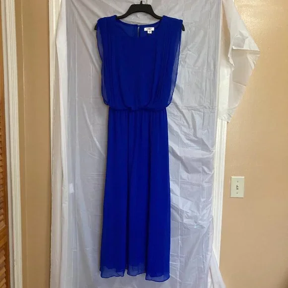 cato navy blue dress Classic Tie Front Shirt Dress